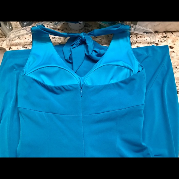 Cache Aqua Halter Top Dress - Picture 2 of 5